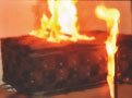 サータベッドの燃焼テスト画像3